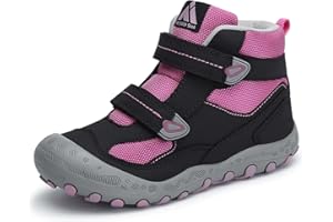 Mishansha Kids Water Resistant Hiking Boots, Boys Girls Anti Collision Anti-Skid Athletic Outdoor Adventure Trekking Shoes