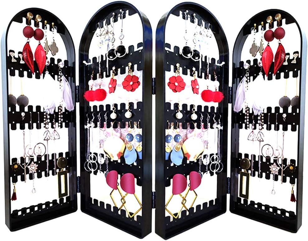 JUSTDOLIFE Earring Organizer Foldable Earring Display Rack Earring