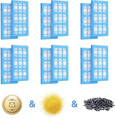 ANKA Cat Water Fountain Filters 12 Pack Upgrade Cartridge