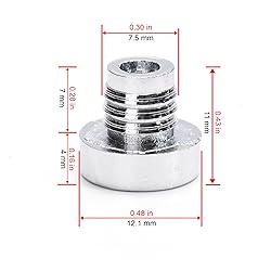 RTRHINOTUNING 50pcs 7.5mm(0.3in) Wheel Rim Lip