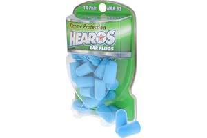HEAROS Xtreme Ear plugs - Best In Class Noise Cancelling Disposable Foam Earplugs With NRR 33 Hearing Protection, 14 pairs