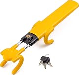 Vivo Technologies Twin Bar Steering Wheel Lock Heavy Duty 3 Keys Universal view 2