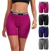 Molasus Womens Boxer Briefs High Waisted Modal Boy Shorts Underwear(Regular&Plus Size)