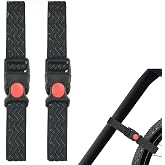 Cosmos 2 Pcs Bike Wheel Stabilizer Straps Anti-Slip Adjustable Fastening Tie Down Straps Reusable Versatile Hook &amp; Loop Securing Straps