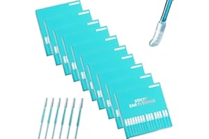 Sticky Ear Cleaners for Adults, 24 Pack Sticky Ear Cleaning Sticks with Storage Case, Gentle Ear Cleaning Stick for Earwax Re