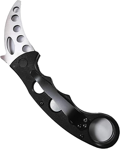 Amazon Rendez Vous Us カランビットナイフ 練習用 刃無し クリップ付き サバイバルゲーム サバゲー 舞台 演劇 不審者侵入訓練 コスプレ 訓練用 ブラック コスプレ 仮装 通販