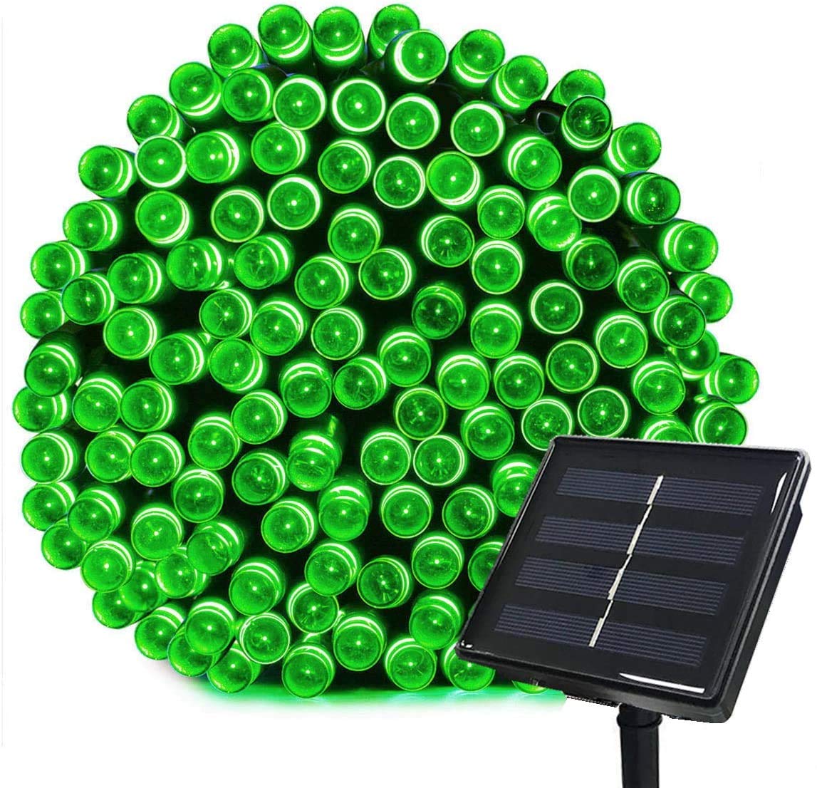 Tuokay, Solar Garden Lights, Outdoor Fairy Lights, Waterproof 72ft 22m 200 LED 8 Twinkling Modes, Decorative Lighting String Lights for Home Gazebo Patio Lawn Ornament (Green)