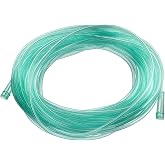 Oxygen Tubing - Green Crush Resistant Oxygen Tubes - Extra Long 50 Foot | Pack of 3 Tubes, 6 Channel, Individually Packaged