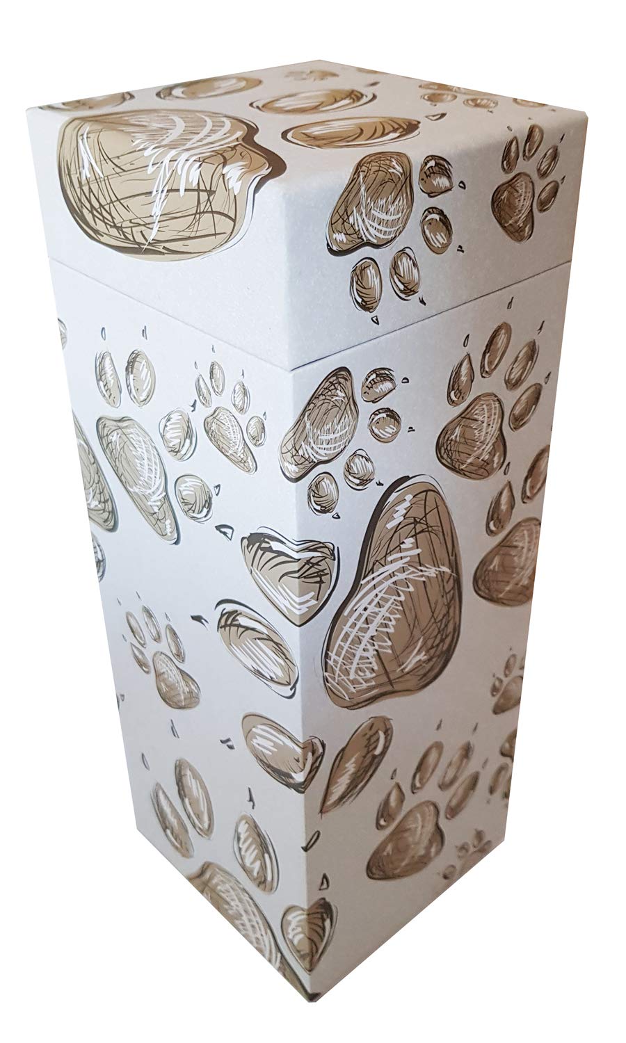 Staggered PawPrints ScatterPod Scattering Pet Cremation Urn