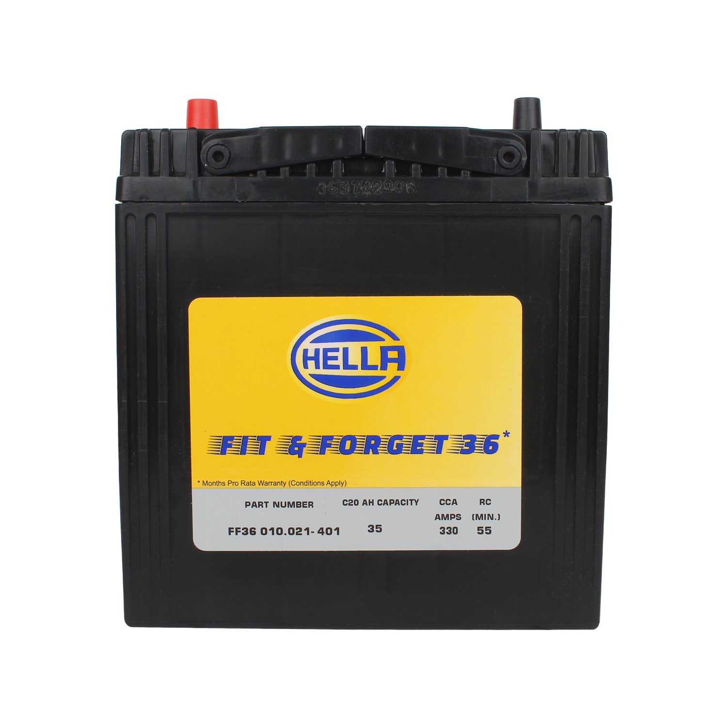 Hella Ff36 010 021 401 12v 35ah 38bl Car Battery No Exchange Amazon In Car Motorbike