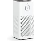 Medify MA-50 Air Purifier V3.0 with True HEPA H13 Filter | 2,640 ft² Coverage in 1hr for Smoke, Wildfires, Odors, Pollen, Pets | Quiet 99.9% Removal to 0.1 Microns | White, 1-Pack