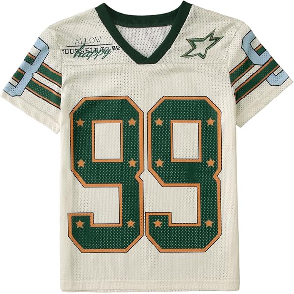 Amazon.com: Boys Girls Jersey Shirts Y2k Number 99 Graphic