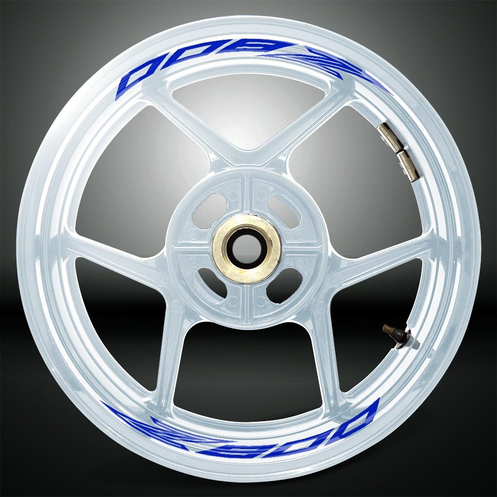 2 Tons Améthyste Autocollant de Jante de Moto Inner Rim Tape pour