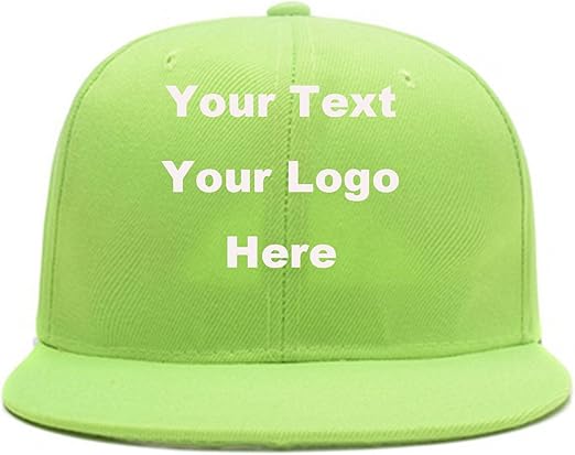 plain green snapback hat