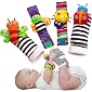 Baby Infant Rattle Socks Toys