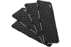 Harrison Howard Quilted Leg Wraps for Horse Set of 4- Black L