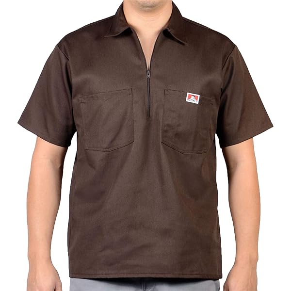 Ben Davis Men's Half Zipper Shirt : Amazon.ca: Clothing