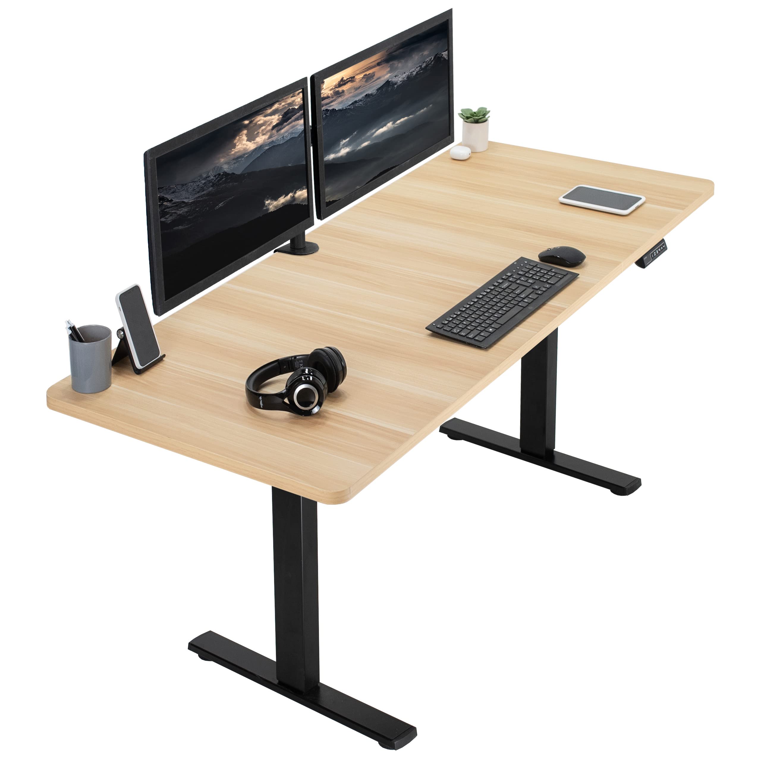 VIVO Electric 71 x 30 in Standing Desk, Memory