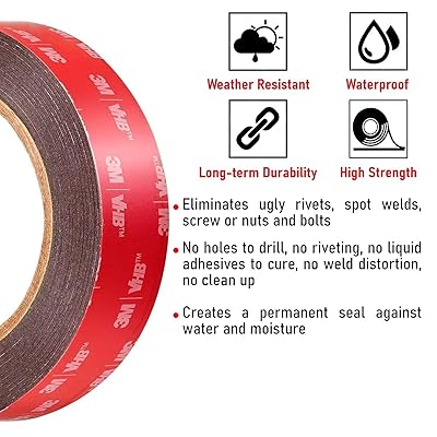 Buy Canopus 3m Vhb Double Sided Tape Heavy Duty 25 4mm X 3m Waterproof 3m Double Sided Tape 3m Foam Tape Mounting Tape Ideal For Outdoor Indoor Uses 3m Number Plate Tape