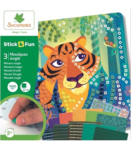Stick'N Fun - 3 Mini Mosaïques - Toucher les étoiles - Beaux-Arts et Loisirs créatifs Stick'N Fun - 3 Mini Mosaïques - Toucher les étoiles - Beaux-Arts et Loisirs créatifs