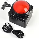 Yoqanr Programmable USB Macro Keyboard, Major Policy Decision Button, One Handed Operation Setting, Enter Game PC Switch Control Keyboard(Red)