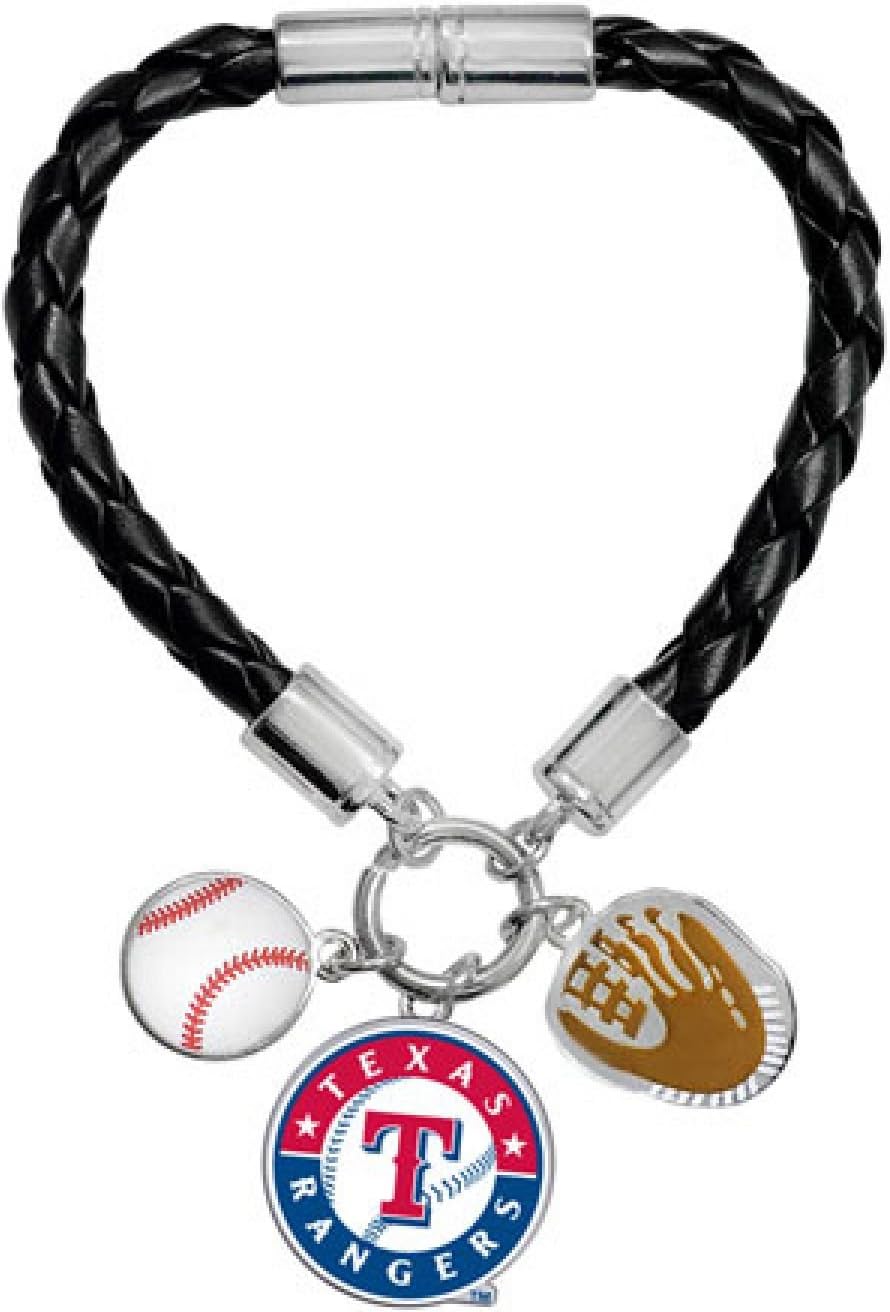 Game Time Offical MLB TEXAS RANGERS Charm Bracelet