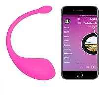 FOLOVE Dolp Wearable Vibrator, App Bluetooth Remote Control Silicone Waterproof Powerful Massager