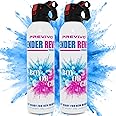 Previvo Gender Reveal Fire Extinguisher Set - 2 Pcs Bule Gender Reveal Smoke Spray - 100% Biodegradable Party Supplies- For Memorable Baby Gender Reveal Decorations & Ideas(Large Size)