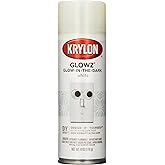 Krylon K03152007 Glowz Glow-in-The-Dark Paint, White, 6 Ounce