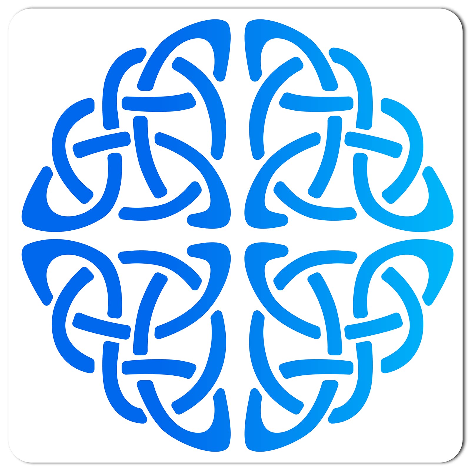GORGECRAFT 12"X12"Celtic Stencil Triquetra Knot Templates Viking Symbol Wicca Reusable Plastic Drawing Painting Stencils Template for Painting on Card Wall Fabric Tile Canvas Crafts DIY Home Decor