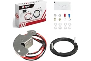 HRepair Replacement Pertronix 1181 Electronic Ignition Conversion Kit For Most Early Delco 8 Cylinder Engines 1957-1974 Fits For GM Chevrolet GMC Buick Oldsmobile Pontiac Replace OEM Igniters