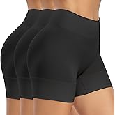 BESTENA 3 Pack Slip Shorts for Under Dress Anti Chafing Shorts Boyshorts Panties for Women