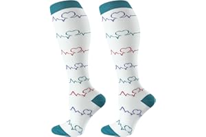 Cactus 1 Pair Floras Socks for Women & Men-Support Knee High Stockings-Best for Running,Hiking,Cycling,Travel