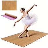 Vimexciter Marley-Style Dance Floor Mat, 5MM Thick Portable Vinyl Dance Flooring for Ballet Barre &amp; Jazz Practice, Non-Slip Cushioned Dance Mat for Home Studio Adults &amp; Kids