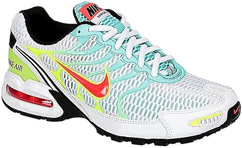Nike Womens Air Max Torch Running Shoe (8, White/Black-Volt
