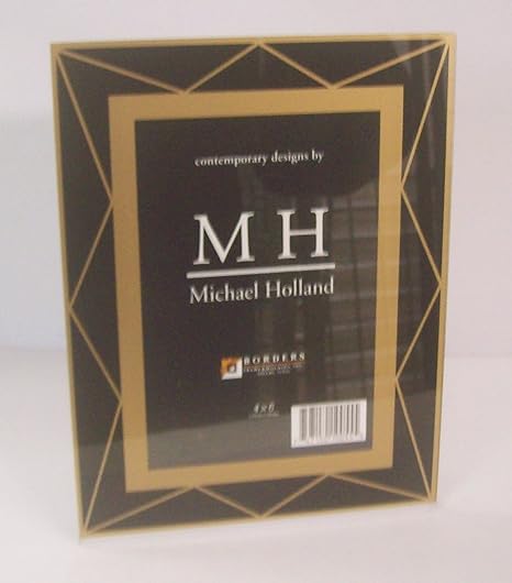 Amazon Com 4 Acrylic Clear Table Top Picture Frames With Gold