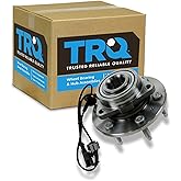 TRQ Front Driver or Passenger Side Wheel Bearing and Hub Assembly Compatible with 07-14 Cadillac Escalade AWD; 08-14 Cadillac Escalade ESV AWD; 07-13 Chevrolet Silverado 1500 4WD