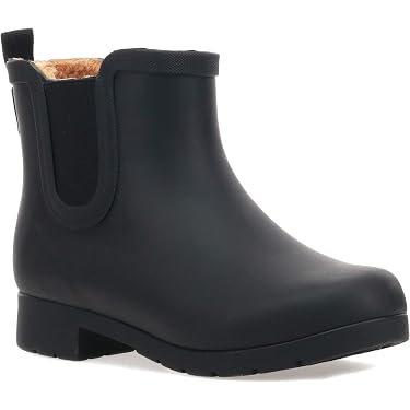 Women's Suede Ankle Booties – Black 6.5 | Low Heel Round Toe | Slip On Casual Boots