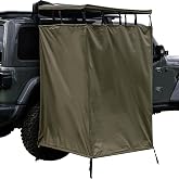 SAMOUT Vehicle Side Shower Room with Roof, 3.3ft x 3.3ft Privacy Shelter Restroom, Car Side Shower Room, Portable Shower Tent for Camping