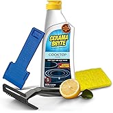 Cerama Bryte Cooktop Cleaning Kit, 10 oz Bottle, Scraper, Tool &amp; Pad