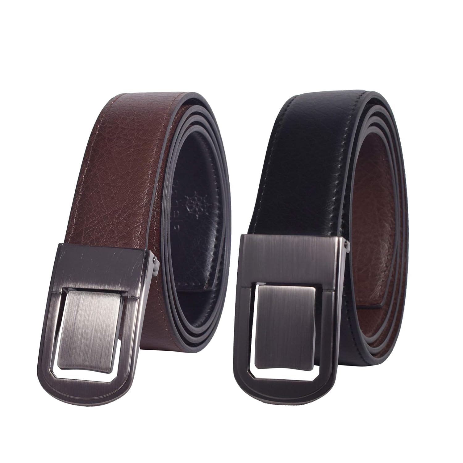 boys black leather belt