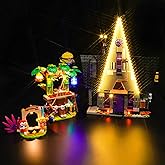 LocoLee LED Light Kit Compatible with Lego Minions and Gru's Family Mansion 75583 (No Models Only Light) Creative Lighting Set Accessories Compatible with Lego 75583 Set