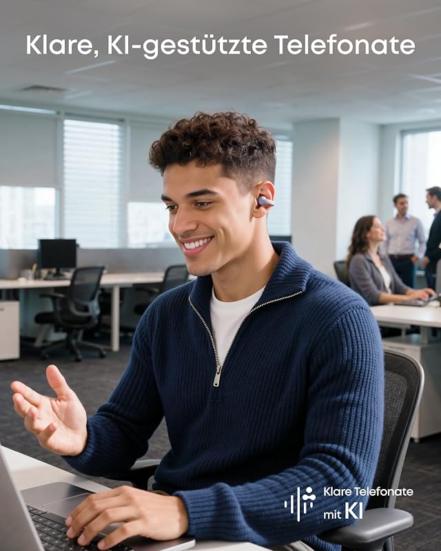 by Anker C50i, Open-Ear Kopfhörer, Clip-On Earbuds, Ultra-bequem
