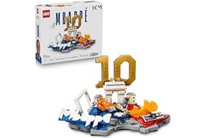 LEGO Editions Kylian Mbappé – Soccer Highlights - Building Set for Boys & Girls, Ages 10+ - Collectible Soccer Gift with Plaq