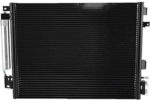 TRQ Air Conditioning A/C Condenser Receiver Drier Compatible with 2009-2021 Chrysler 300 2012-2021 Dodge Challenger Charger CH3030241