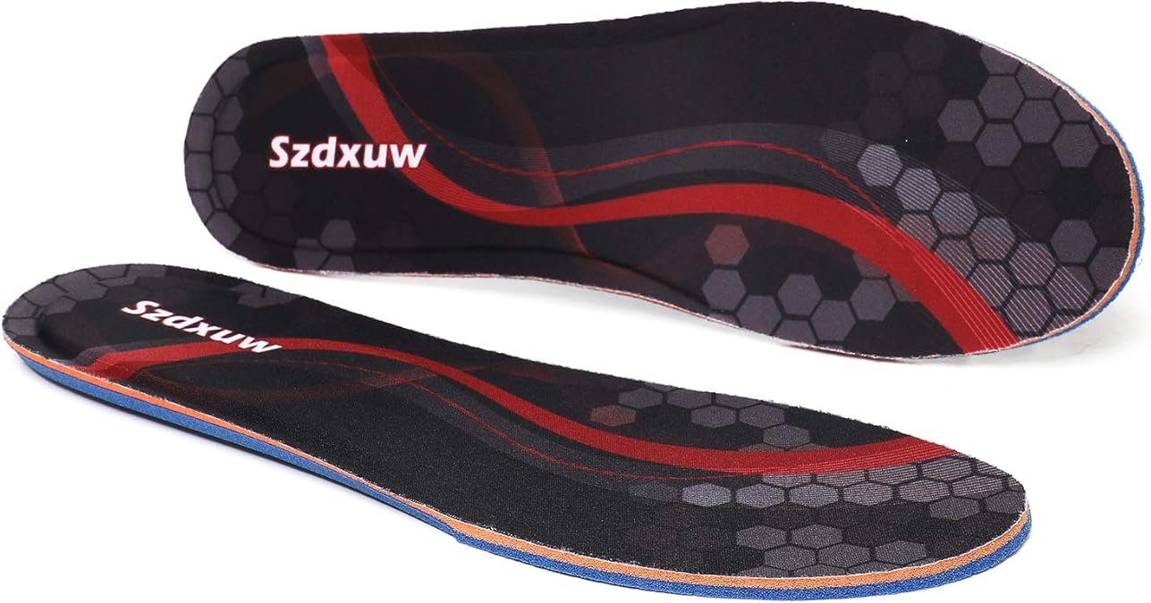 Szdxuw Comfort Memory Foam Insoles Men Women Kids Functional