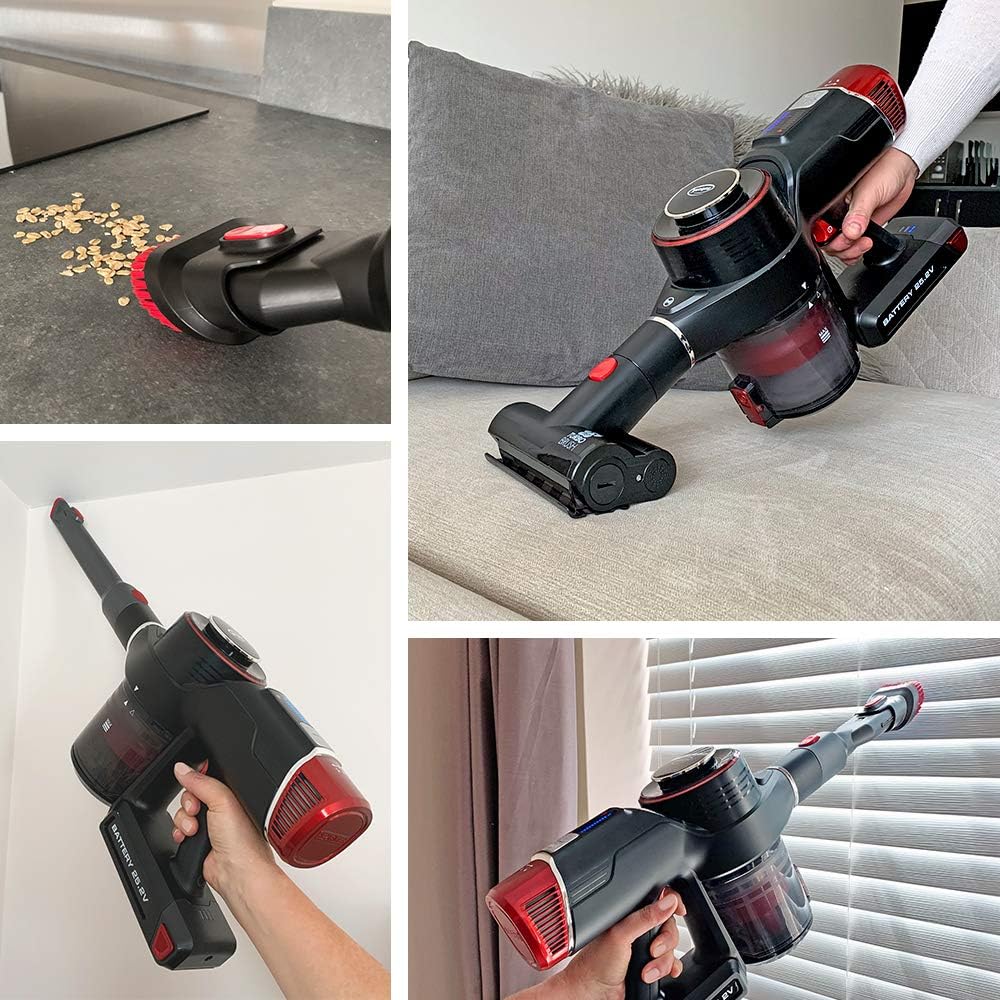 Ewbank EW3040 AIRSTORM1 2-in-1 Flexi-Hose Cordless Pet Stick Vacuum Cleaner, Power Saving Auto Dust Sensor Technology - Image 4