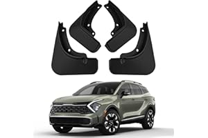 JLBMMLY Mud Flaps Compatible with 2026 Kia Sportage Accessories 2025 2024 2023 Splash Guards NQ5 All Weather Fender Guard Mudguards Sediment Protection No Need to Drill Holes