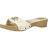 Dr.Scholl's SHOES womens Classic Sandal Faux Wood Slide Sandal