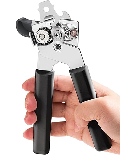 Chef Craft Select Ouvre-boîte Avec Taraud, 16,5 Cm De Long, Plaqué Nickel